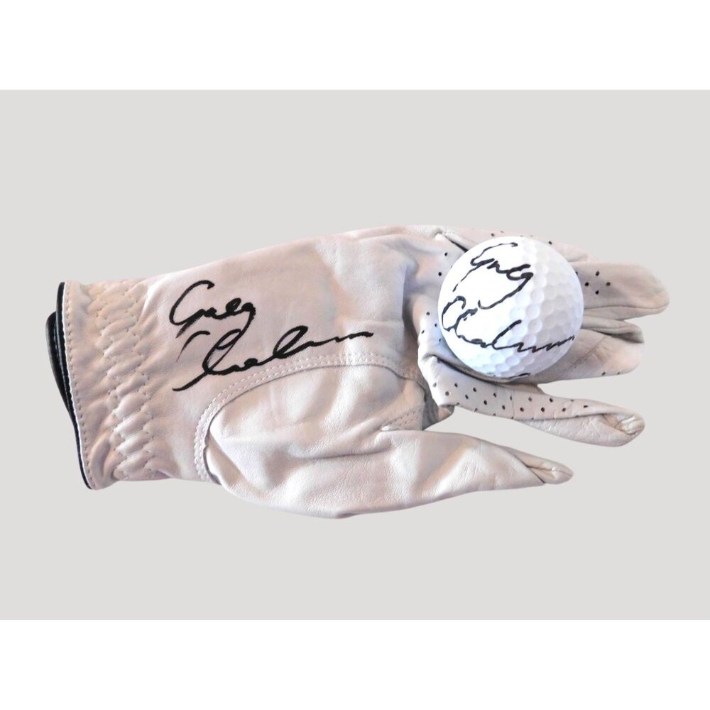 Greg Chalmers Signed Nike Golf Glove Tour Accuracy Golf Ball PGA Golfer